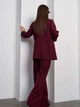 Костюм женский ISSA PLUS 15051 XL Темно-бордовый (2007682679270) - изображение 2