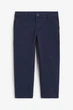 Брюки твиловые чинос свободного кроя синие H&M 98см (400010565) - изображение 1