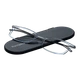 Очки для чтения Thinoptics Brooklyn 2.00, Прозрачные / Чехол черный - изображение 3