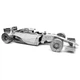 3D металевий пазл Formula One - изображение 3