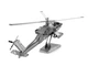 3D металевий пазл-модель і сувенір Вертоліт AH-64 Apache - изображение 3