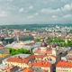 Постер Львов, вид на центр с высоты, Lviv, A2 30×60 см (id0586) - изображение 2