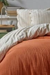 Покрывало Vin San Muslin - Coral Коралловое Евро 200х220 см (ПТ006594) - изображение 3