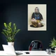 Интерьерная картина Билли Айлиш сидит на краю люка, Billie Eilish, 60×43 см (id3870) - изображение 5