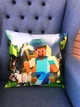 Декоративная подушка для геймера Generic Minecraft Майнкрафт, 45х45 см Принт 519 - изображение 2