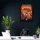 Интерьерная картина Дум, арт, Doom, плакат для геймера, 42×30 см (id1608) - изображение 5