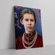 Интерьерная картина Леся Украинка и цветущая яблоня, 42×30 см (id0563) - изображение 1