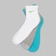 Набор женских носков коротких хлопковых Nike Everyday Plus SX6890-967 34-38 3 пары Разноцветный (197594569591) - изображение 10