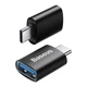 Адаптер переходник Baseus Ingenuity Series Mini OTG Adaptor Type-C to USB-A 3.1 10Gbps (ZJJQ000001) Black - изображение 2
