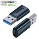 Адаптер перехідник Baseus Ingenuity Series Mini OTG Adaptor USB 3.1 to Type-C (ZJJQ000103) Blue - зображення 1