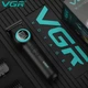 Триммер для бороды и усов с керамическим полотном VGR V-990 сменными насадками 1.5-4.5 мм и подсветкой Black - изображение 2