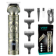 Триммер аккумуляторный VGR V-962, Professional, 4 насадки, LED дисплей - изображение 1
