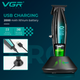 Триммер аккумуляторный VGR V-992 GREEN, 9000 RPM, 2000 mAh, 3 насадки, LED дисплей - изображение 9