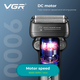 Электробритва VGR V-368 шейвер, двойное лезвие, LED дисплей, водонепроницаемая - изображение 10