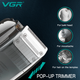 Электробритва VGR V-332 SILVER шейвер, двойное лезвие, триммер, LED дисплей - изображение 5
