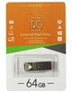 USB-накопитель флешка на 64Gb T&G 117 Metal series Silver - изображение 2