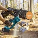 Акумуляторна міні пила з автоматичним мастилом ланцюга в кейсі Electric 8 дюймів + 2 акумулятори 48V з безлічковим двигуном (437568) - зображення 6