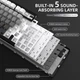 Ігрова клавіатура ATTACK SHARK X85 Gradient Black - зображення 6
