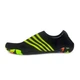 Обувь для пляжа и кораллов аквашузы Diving shoes черные с зелеными полосами 44 ( 27,8 см ) 112 - изображение 1