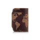 Картхолдер зі шкіри HiArt CH-03 Shabby Light Olive 7 wonders of the world - зображення 4