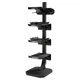 Стеллаж модульный для инвентаря кроссфит LiveUp LP8875 STORAGE RACK (металл, р-р 55x60x180см, черный) - изображение 2