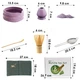 Набор Matcha Lesko SD5458 Purple для приготовления чая матча 7 предметов - изображение 8