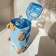 Пляшка для води дитяча ARDESTO Bear Bus 500 мл іграшка автобус блакитний зі шнурочком та наліпками - зображення 7