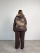Свитшот женский вязаный ART KNIT шоколад Vibe, XL 035878 - изображение 9