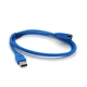 Подовжувач USB 3.0 AM/AF, 1.0m, Blue, пакет - зображення 1