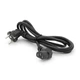 Кабель живлення Schuko кутовий PC-186A CEE7/7-C13, 1.8M, 0.75mm, євровилка під 90 градусів, OEM Q25/200 - зображення 1