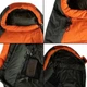 Спальный мешок кокон Tm Fjord Long. Оранж. 225х80/55см. -20/+0°C. Правый. Кемпинговый спальник - изображение 4
