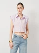 Рубашка женская Zara 1971/168 L Сиреневая (01971168655045) - изображение 1