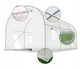 Теплица-парник LEOBRO Garden 6м2 White (LB-6M19W) - изображение 3