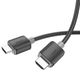Кабель HOCO US08 HDTV 2.0 male-to-male 4K HD data cable(L=1M) Black (6931474799388) - изображение 3
