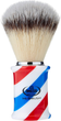 Помазок для гоління Omega Barber Pole Hi-Brush Synthetic Fiber - зображення 1