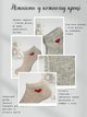 Набор женских носков коротких хлопковых Лео red heart 36-40 6 пар Серый (ROZ6501062282) - изображение 2