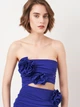 Платье женское Zara 8113/636 M Синее (08113636420035) - изображение 4