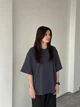 Жіноча футболка бавовна Kraya S-M сіра (графіт) - зображення 3