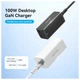 Зарядное устройство 4xUSB 100W (2xUSB-C+2xUSB-A) PD3.0/QC 3.0/GaN Black Vention - изображение 4