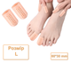 Силіконовий захисний ковпачок для пальців ніг Finger Protection Beige Розмір L - изображение 1