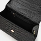 Женская кожаная сумка Borsa Leather K1213D-black 5061755 - изображение 5