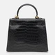 Женская кожаная сумка Borsa Leather K1EZE3167bl-black 5061750 - изображение 3