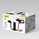 Каструля-скороварка Maestro MR-2902 6 л 22 см срібляста 5063840 - зображення 5