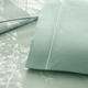 Літній Євро комплект з жаккардовим покривалом-піке TAC Flava Green / простирадло на резинці - изображение 3