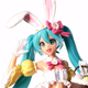 Аниме фигурка Hatsune Miku Хацуне Мику с ушками и пасхальной корзинкой 23см - изображение 2