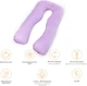 Подушка для беременных и отдыха MirSon Delicate Satin №8030 U-образная Lupine (2200006178682) - изображение 6
