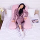 Подушка для беременных и отдыха MirSon Satin Stripe №8026 U-образная Pink (2200006178644) - изображение 11