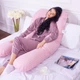 Подушка для беременных и отдыха MirSon Satin Stripe №8026 U-образная Pink (2200006178644) - изображение 12