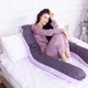 Подушка для беременных и отдыха MirSon Delicate Satin №8030 U-образная Lupine (2200006178682) - изображение 12