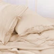 Простынь на резинке MirSon Лен Linen Amalia 80x190 см (2200008249076) - изображение 3